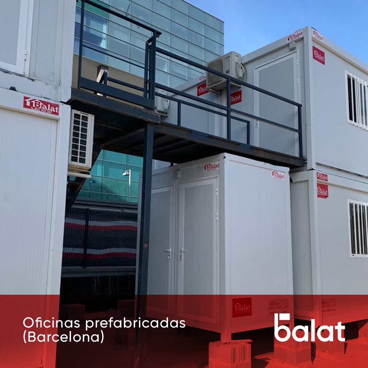Oficinas prefabricadas en Barcelona - Balat