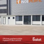Fachada Oficinas prefabricadas en Ingeperfil : Balat
