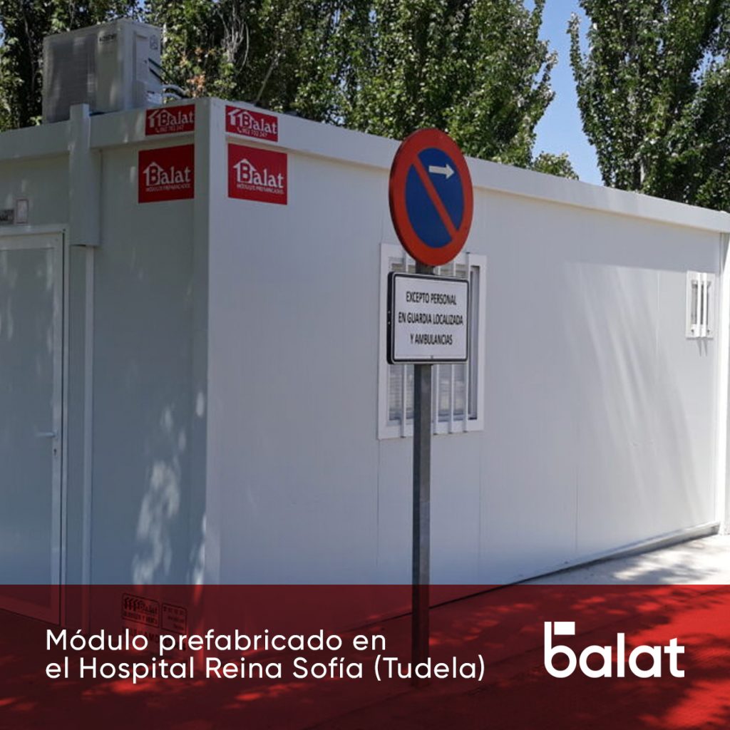 Módulo prefabricado en hospital Reina Sofía Tudela : Balat