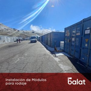 Instalación de módulos para rodaje : Balat