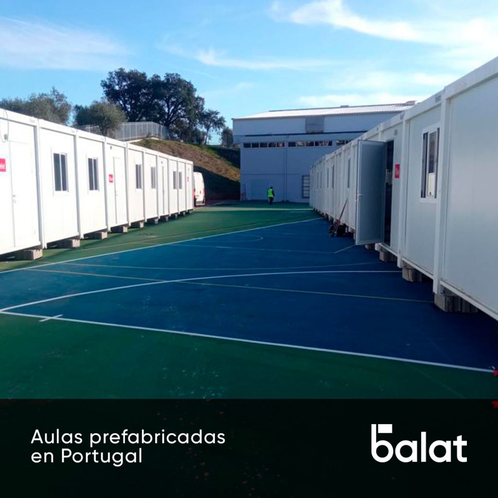 Aulas prefabricadas en Portugal : Balat